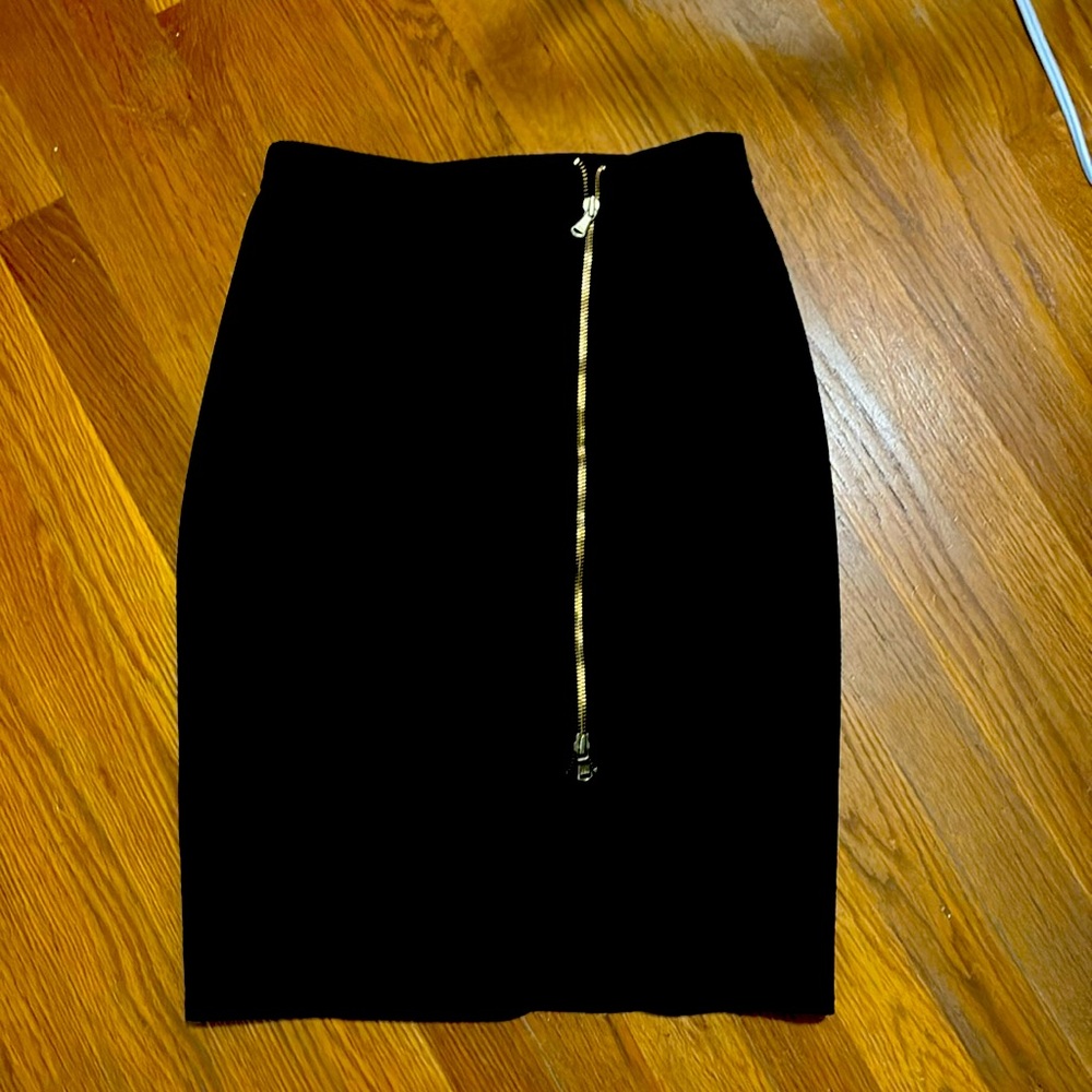J Crew, size 0P double zip, lined, wool skirt